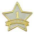 Year of Service Star Pin - 1 Year
